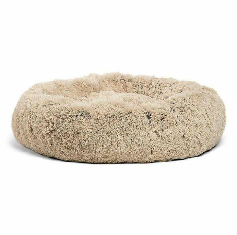 CozyNest Plush Round Pet Bed – Perfect for Small Dogs & Cats