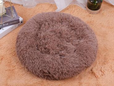 CozyNest Plush Round Pet Bed – Perfect for Small Dogs & Cats