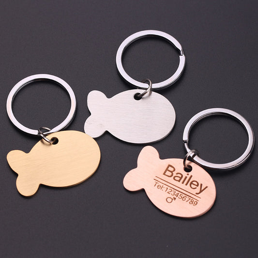 Pet ID Tag Keyring