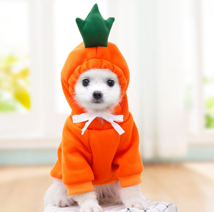 Cozy Fruit Hoodie – Warm Fleece Outfit for Small Dogs & Cats ❤️❤️Triple the Joy – Buy 1, Get 2 Free! 🎁🐾 Limited Time for Your Furry Friend!❤️❤️