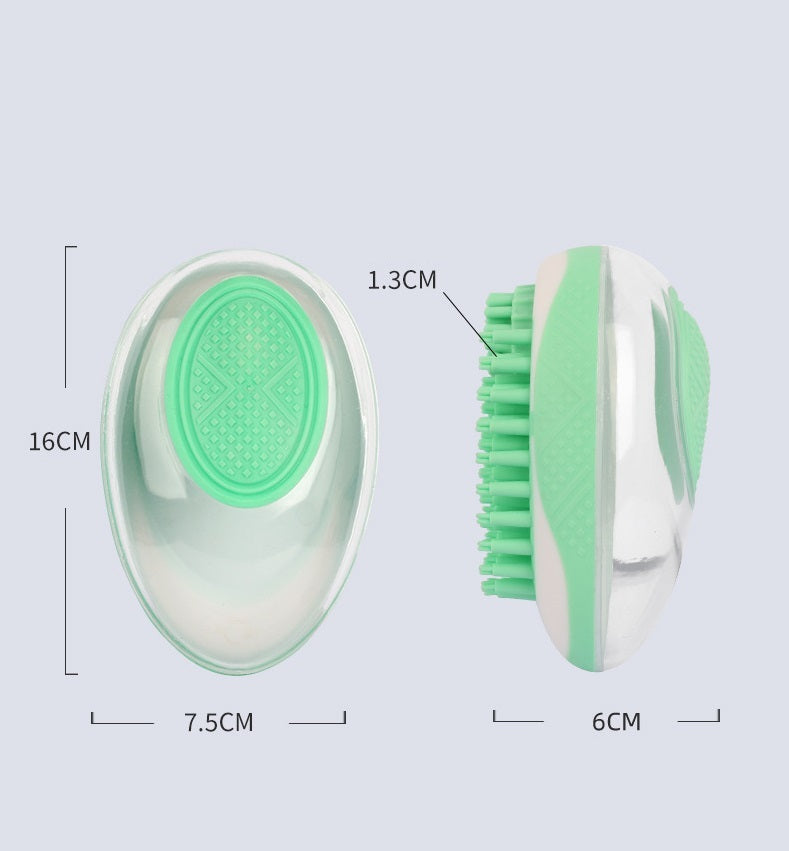 2-in-1 Pet Bath Brush & Massage Comb for Dogs & Cats