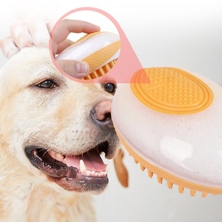 2-in-1 Pet Bath Brush & Massage Comb for Dogs & Cats